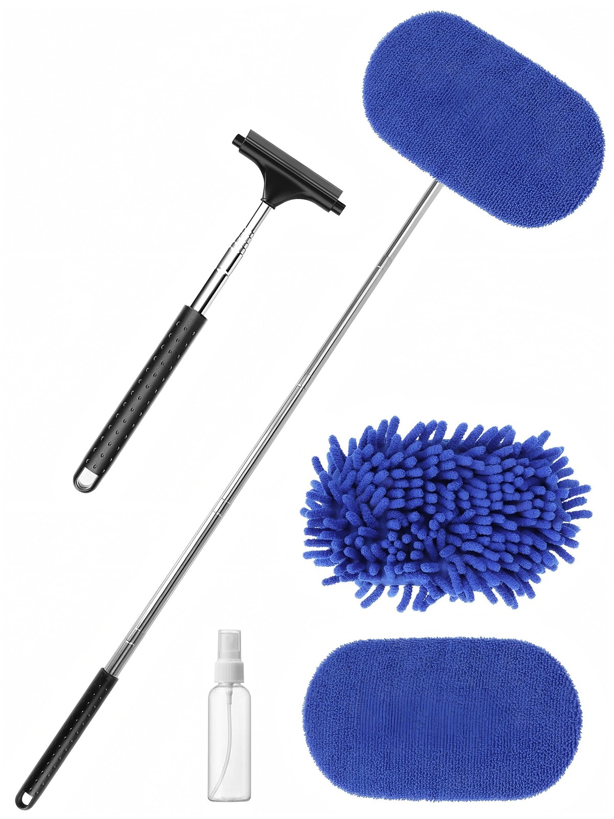 3 in 1 Car Windshield Cleaner Tool 40”Car Rearview Mirror Wiper Squeegee Wash…