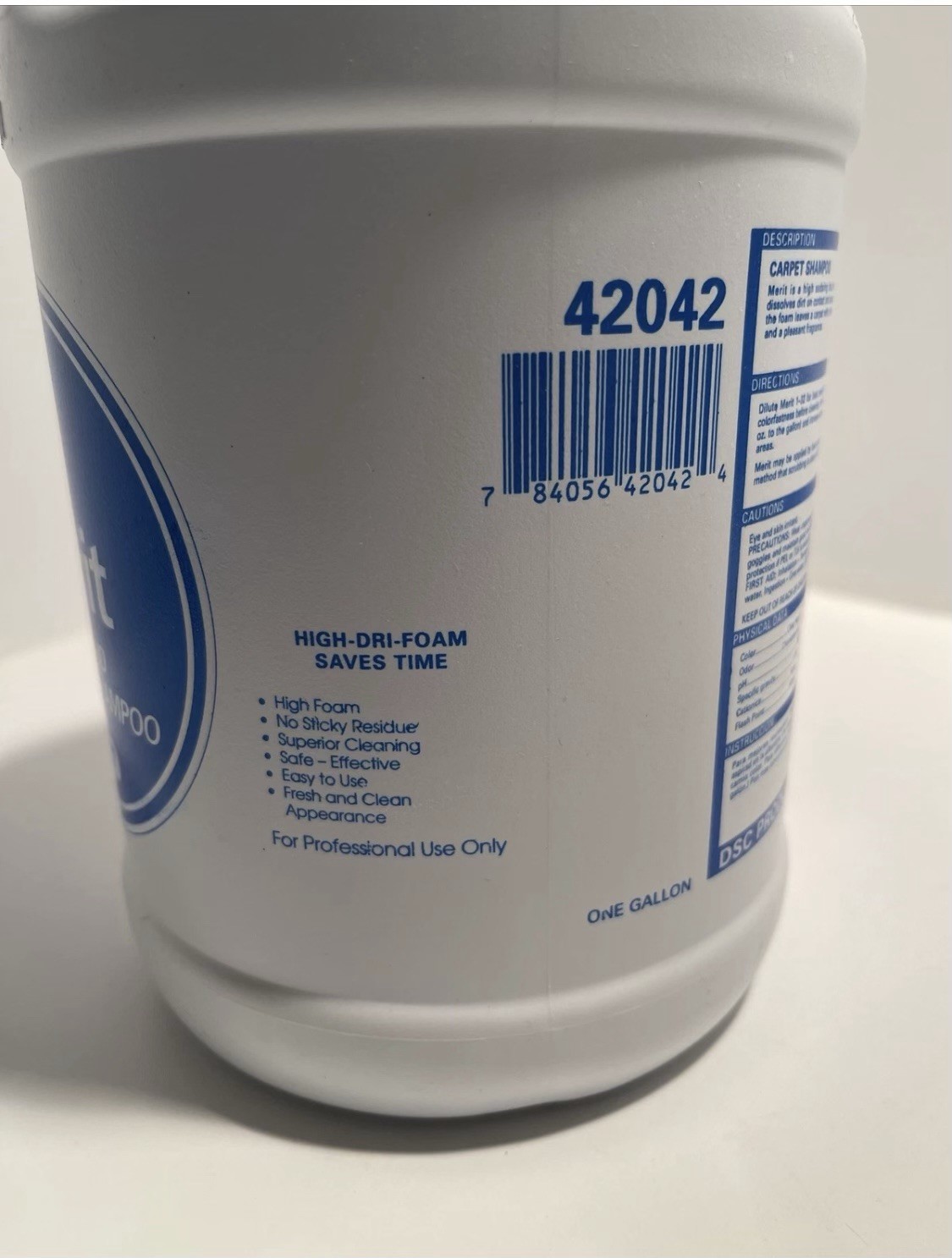 DSC Merit Carpet And Upholstery Shampoo/1 Gal/excelent Product!