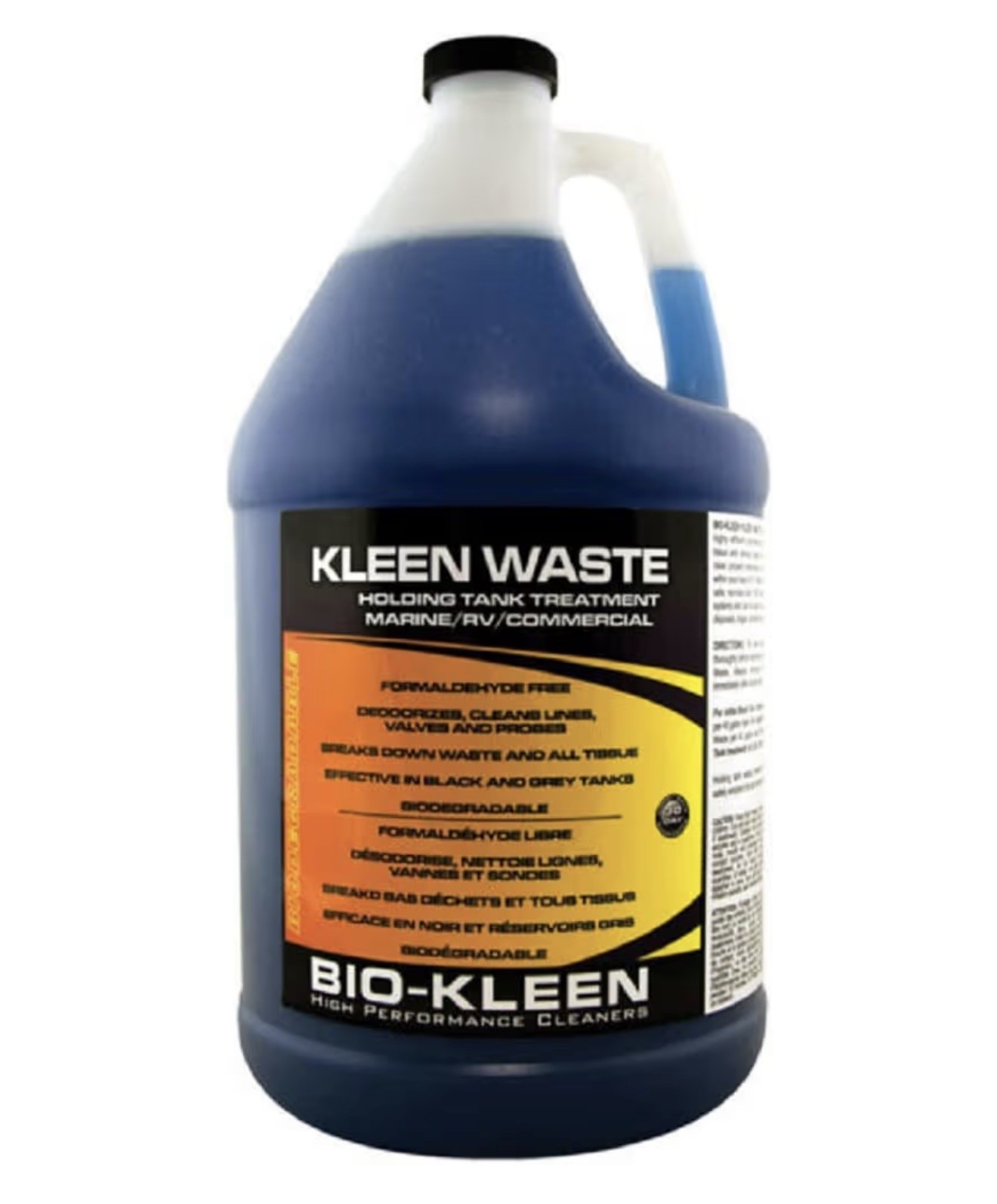 Bio-Kleen Waste Holding Tank Treatment 1 Gallon RV Marine Formaldehyde Free