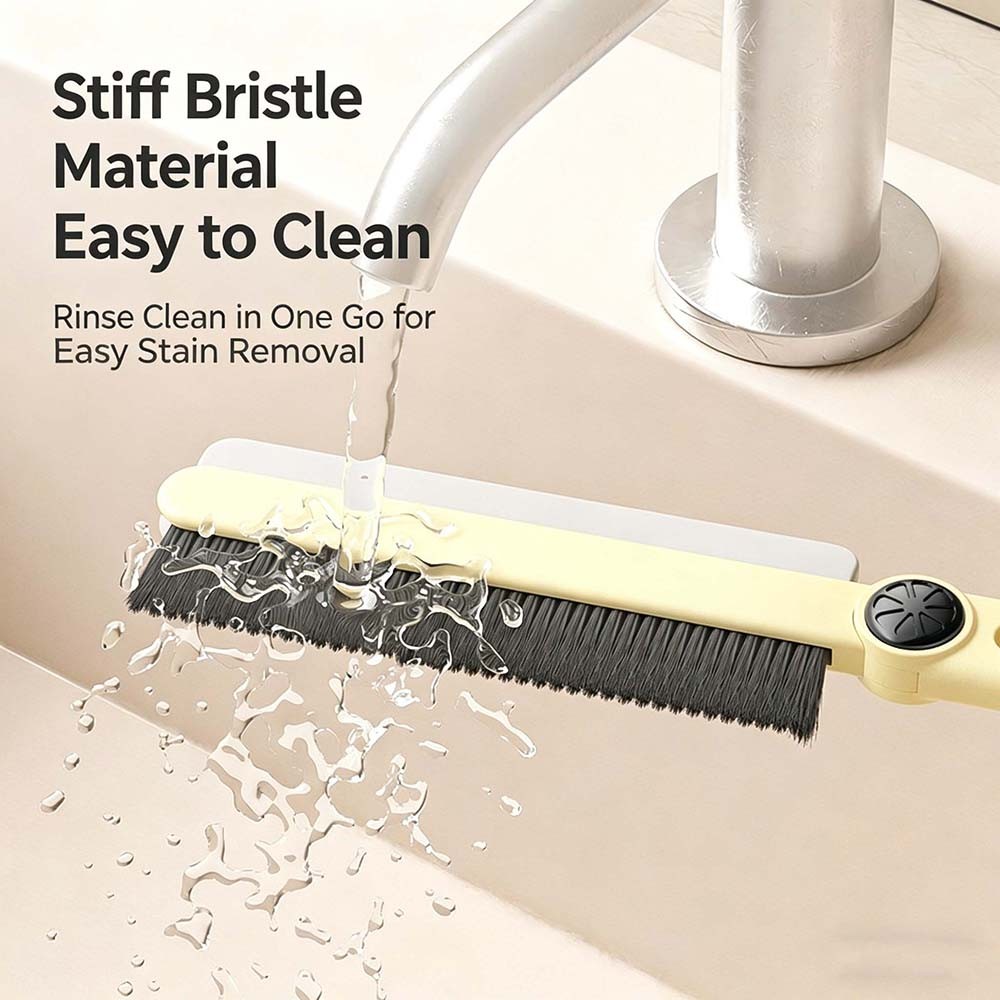 2-In-1 Slim Water-Resistant Flexible Long-Handled Multifunctional Cleaning Brush