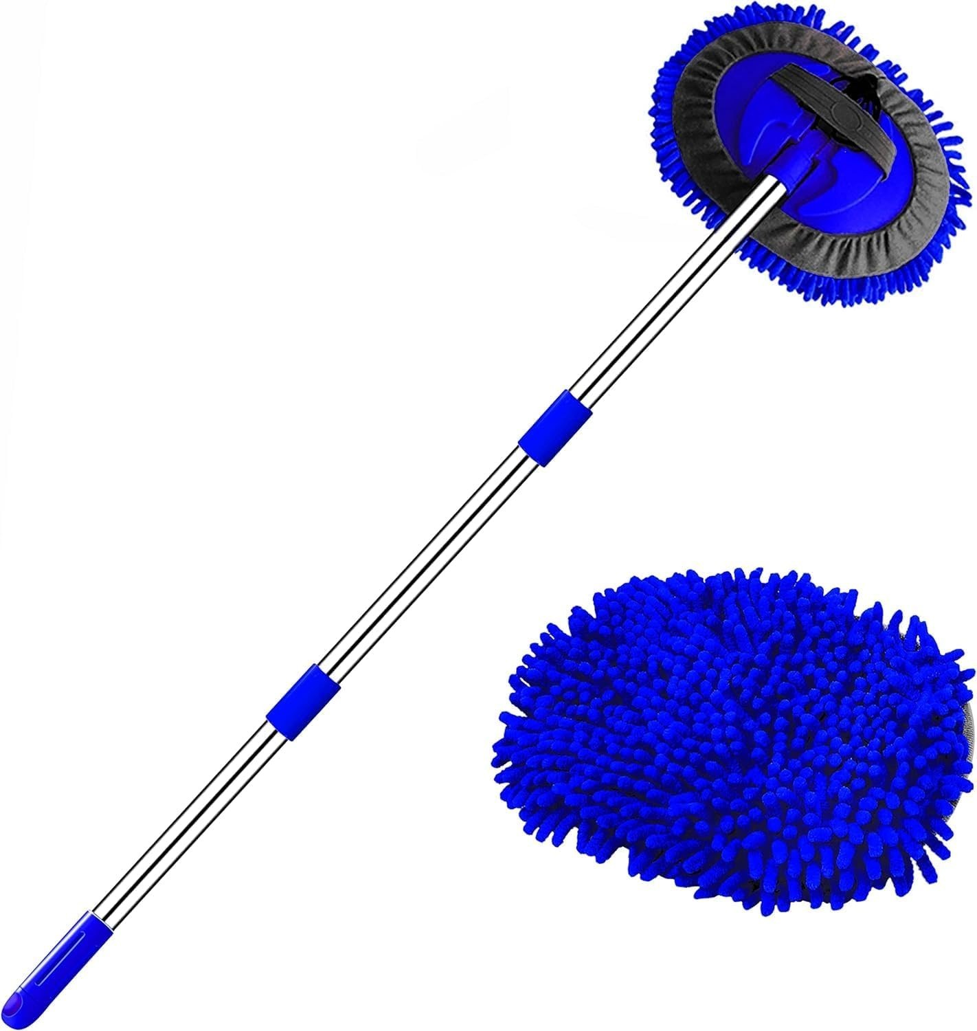 47.5″ Car Wash Brush Mop Cleaning Tool with Long Handle Kit for Washing Detailin