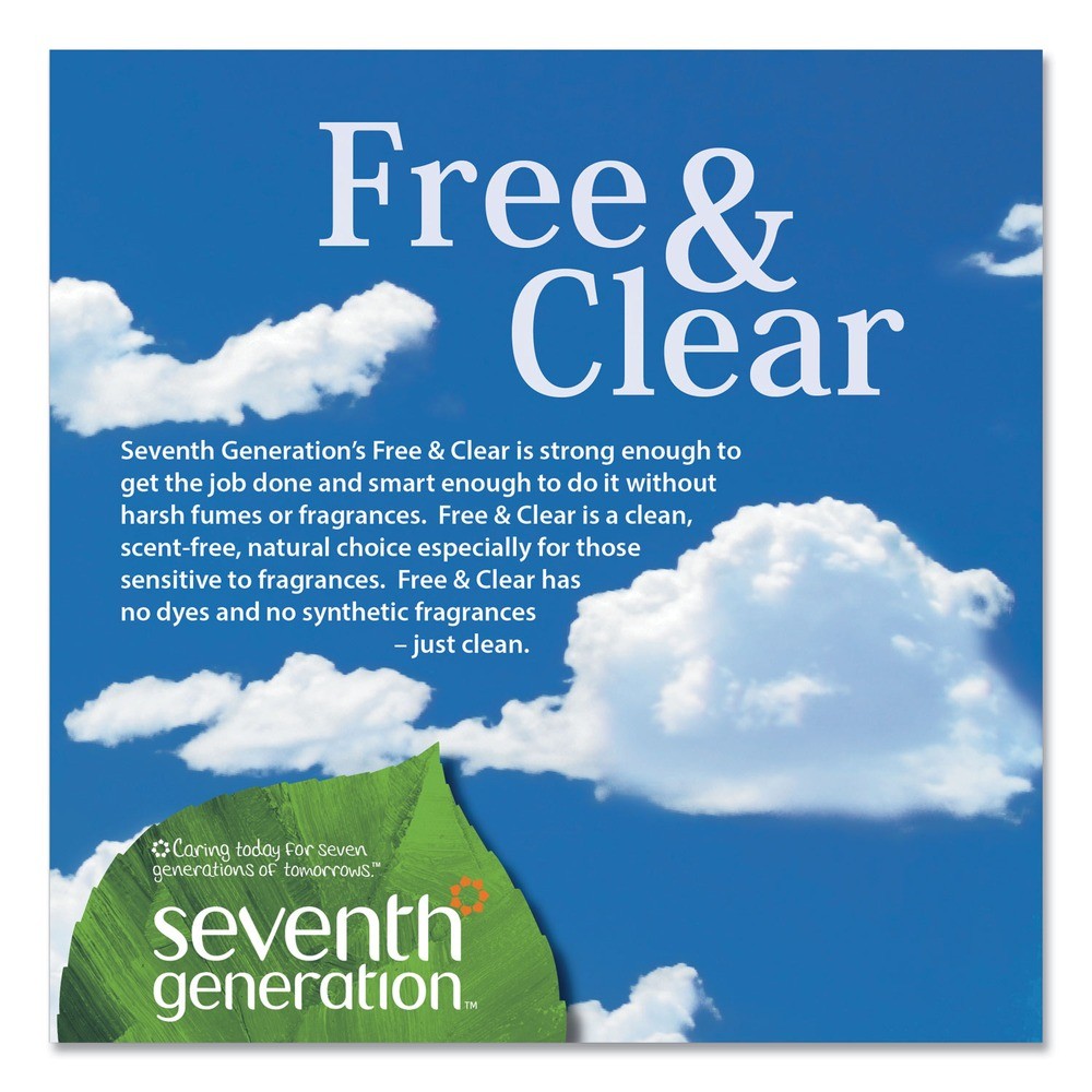 Seventh Generation 22833EA 32 oz. Natural Liquid Fabric Softener – Unscented New