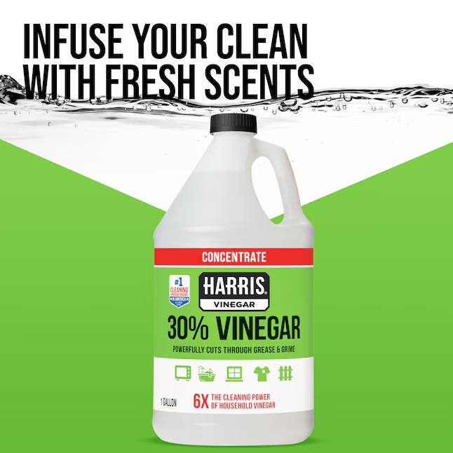 3 Pack Harris 30% Concentrated Vinegar Multi-Purpose Home Outdoor 1 Gallon Bulk