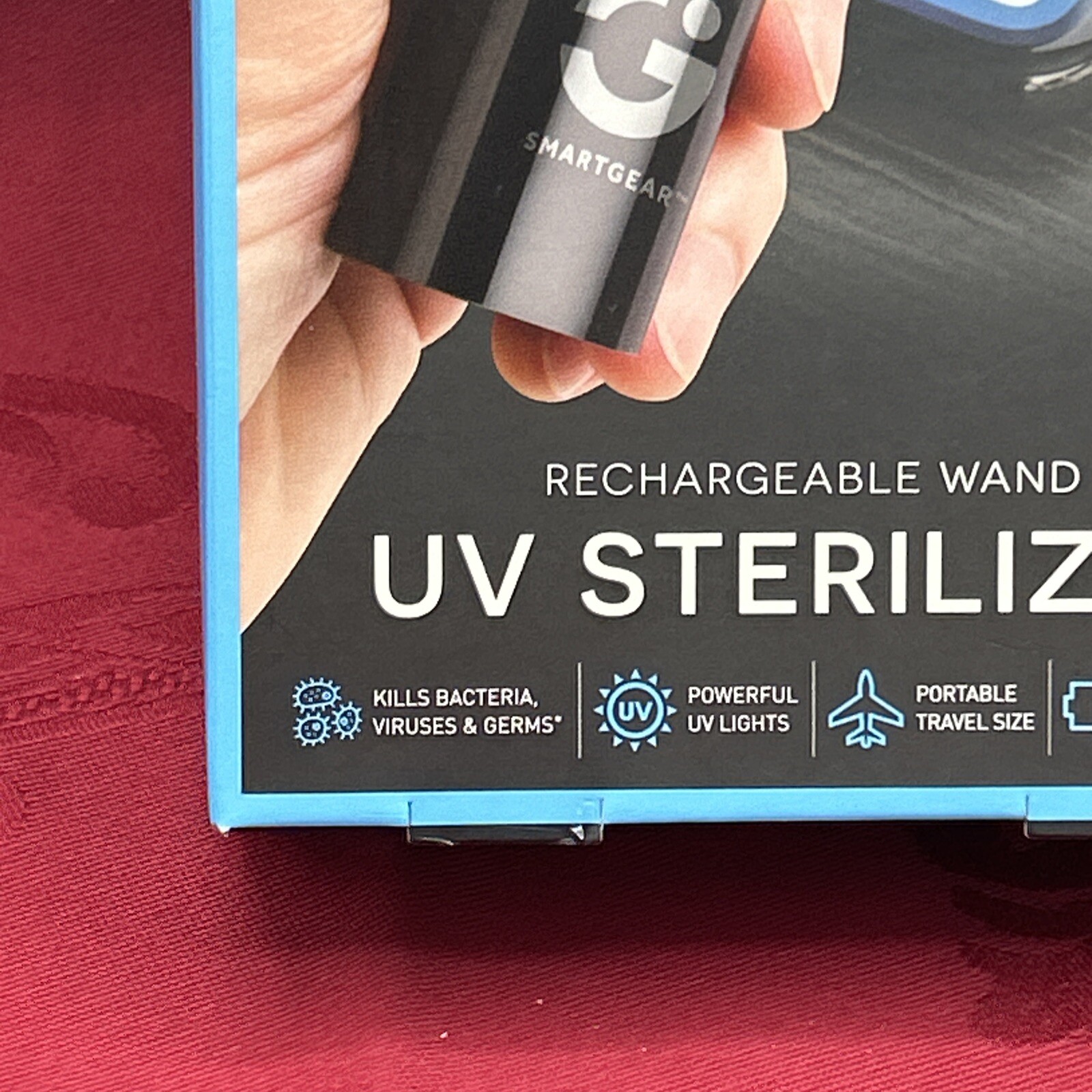 Smartgear Led Sterilization Wand New In Box Eliminates 99.9% Germs And Bacteria