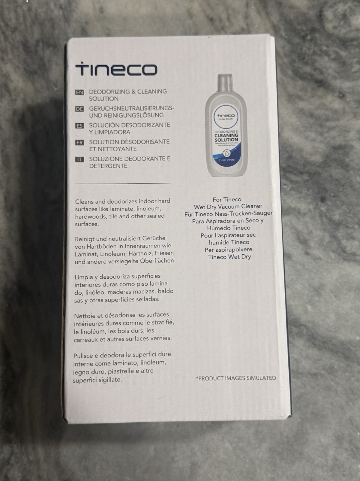 Tineco Floor Deodorizing And Cleaning Solution 33.8 Ounces New In Package