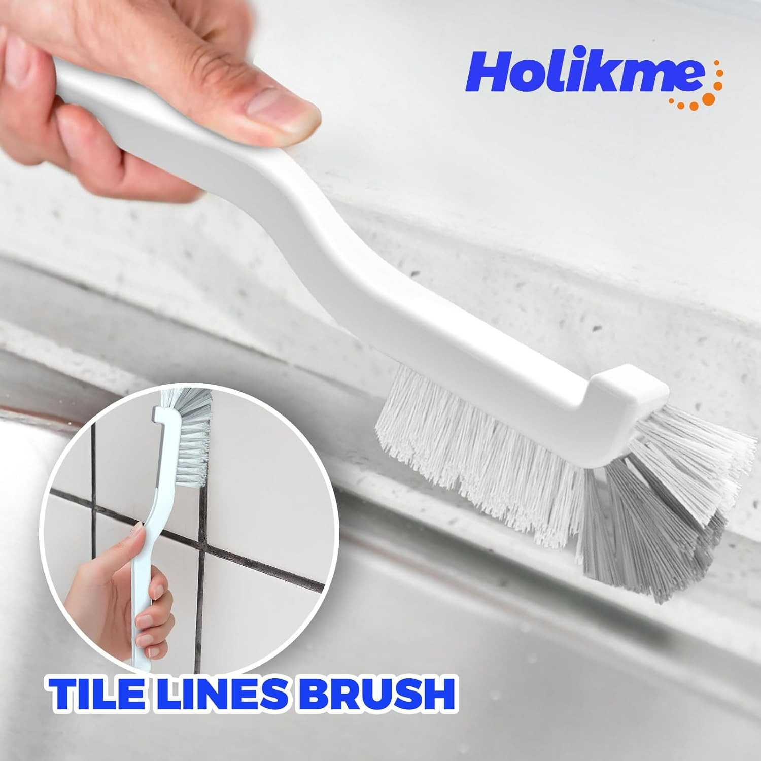 6 Pack Dish Brush with Handle Kitchen Cleaning Brush Set for Pot, Pan, Kitchen S