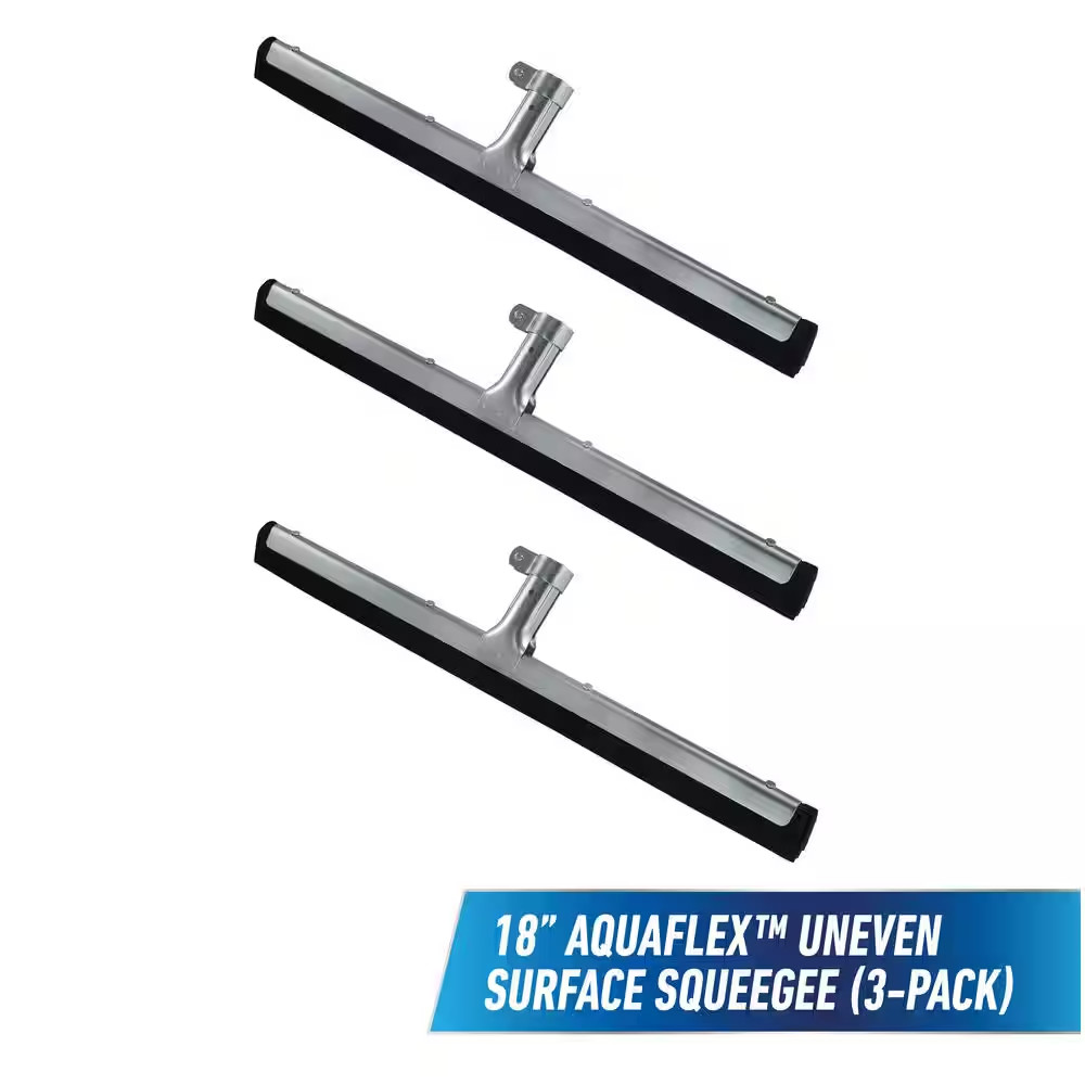 18 In. Moss Rubber Floor Squeegee (3-Pack) Free Shipping New