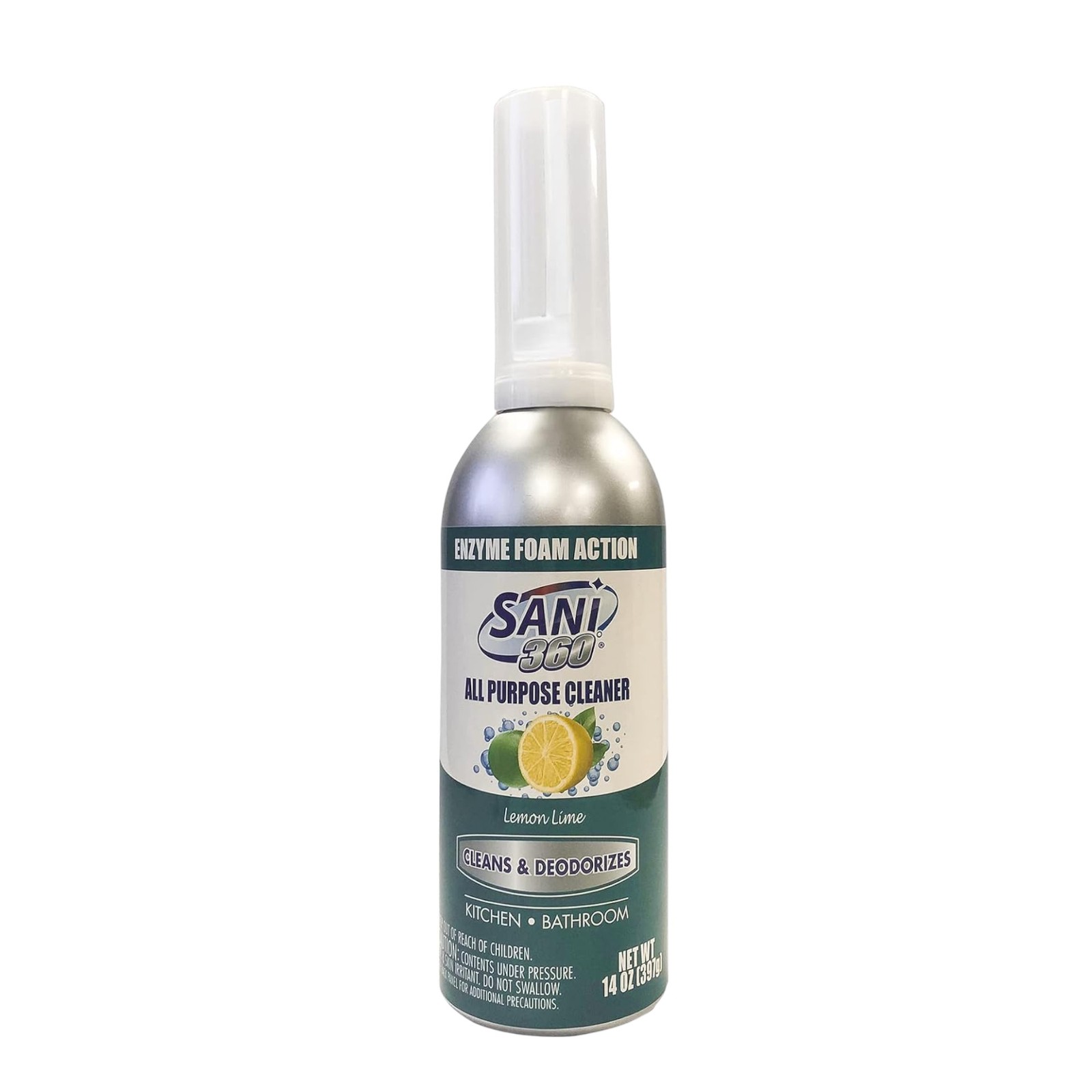 Sani 360 Multipurpose Cleaner – Lemon Lime Scent – 14 oz.