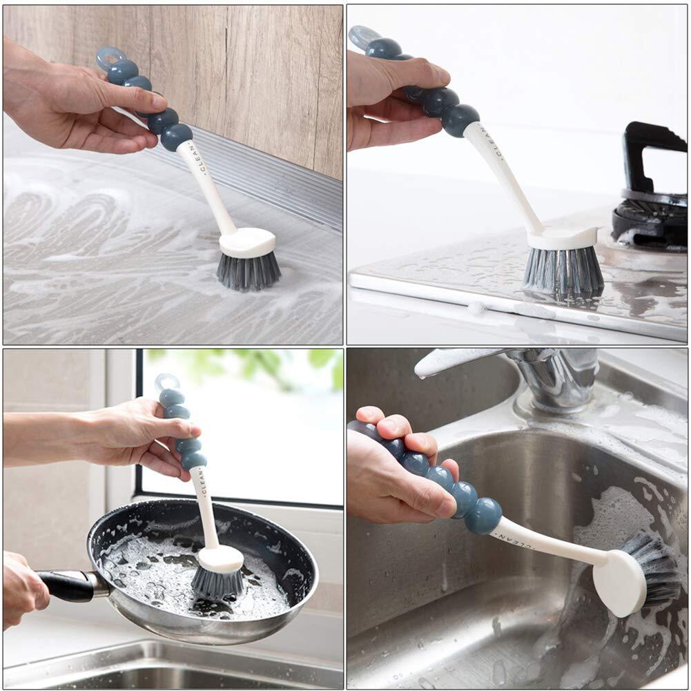 4pcs Multipurpose Cleaning Brush Setkitchen Cleaning Brushesincludes Grips Dish