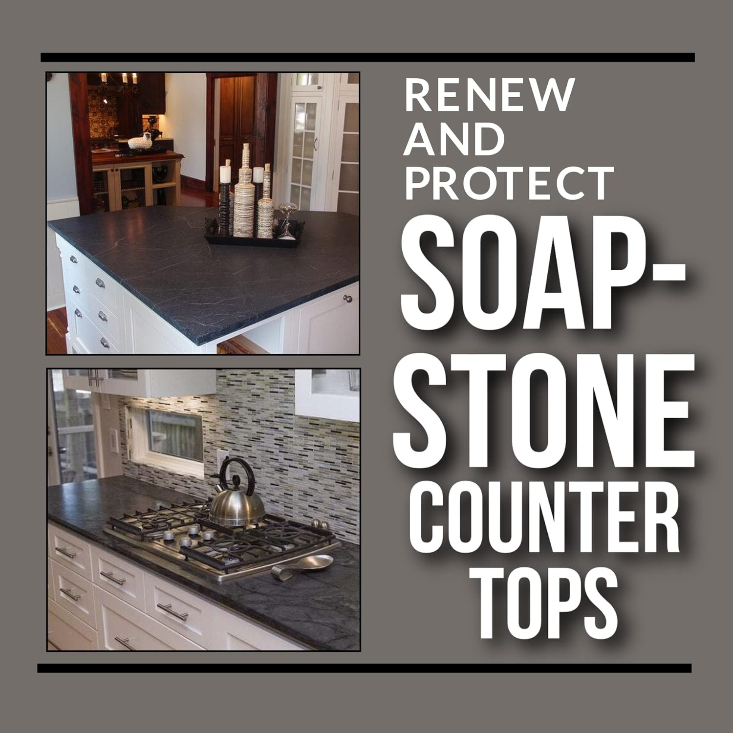 Daddy Van’S® All Natural Beeswax Countertop Care for Soapstone, Slate, Concrete