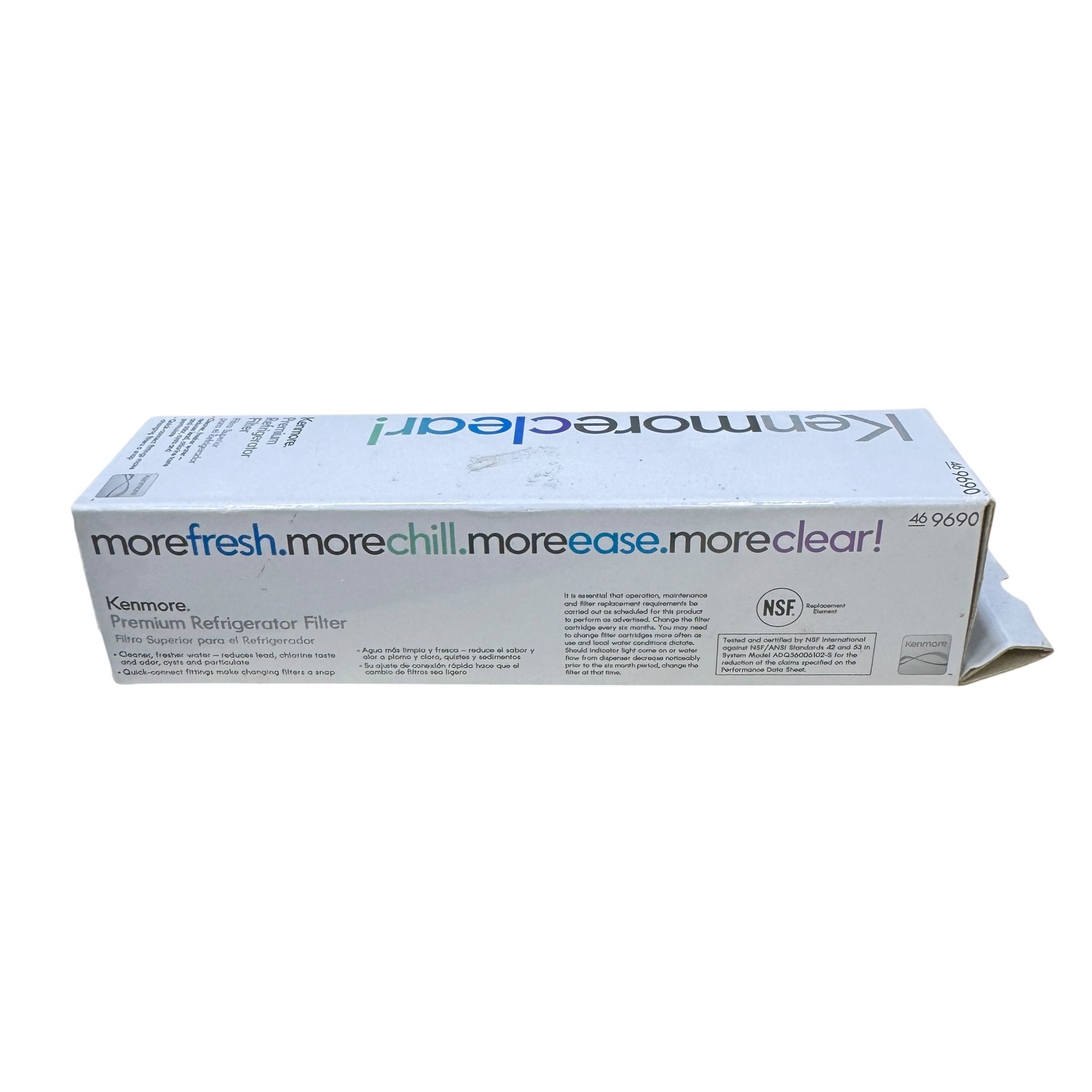 Kenmoreclear Premium Refrigerator Water Filter 46 9690 NSF Certified