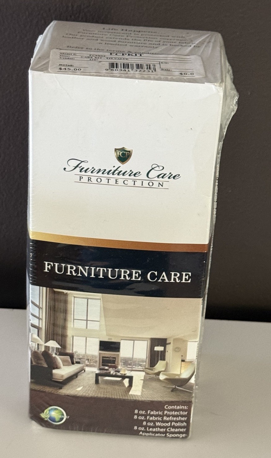 FCP Furniture Care Protection Leather Fabric Wood Cleaner Polish Set NEW