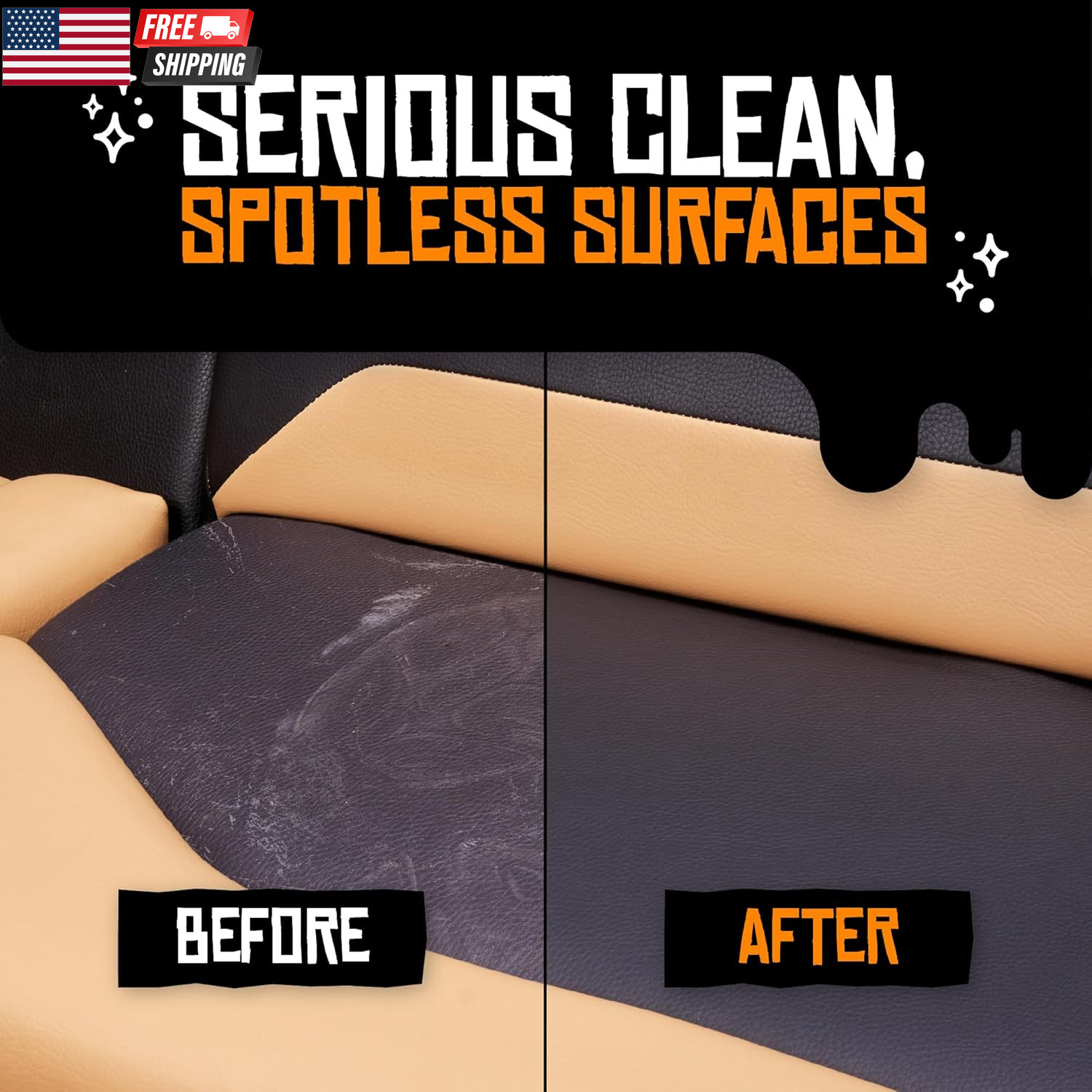 Necessity Boat Cleaner Kit | Exterior Water Spot Remover, Interior Seat & Vinyl