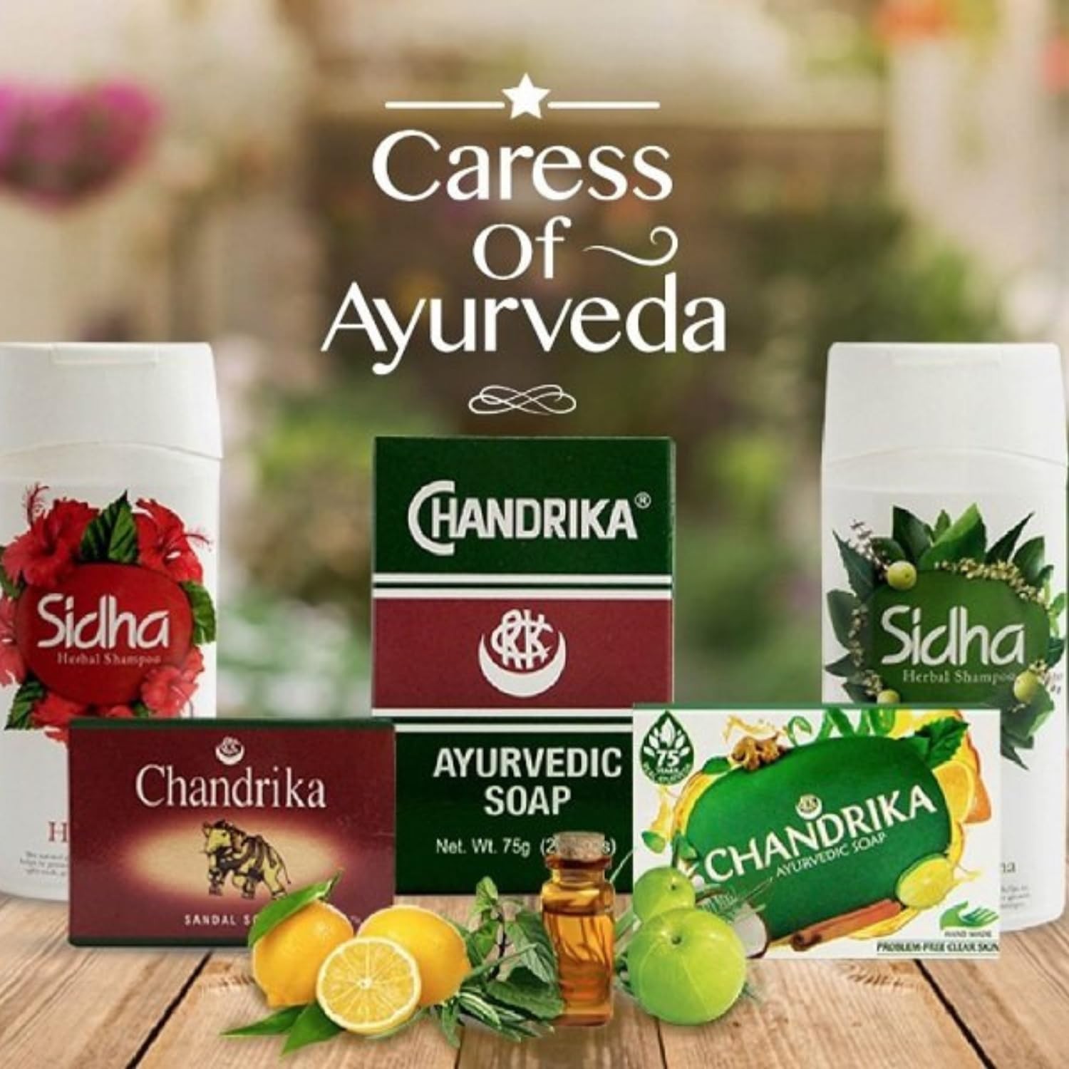 Bath and Body Ayurvedic Bar Soap, Pack of 10 – DIRECT FROM CHANDRIKA –