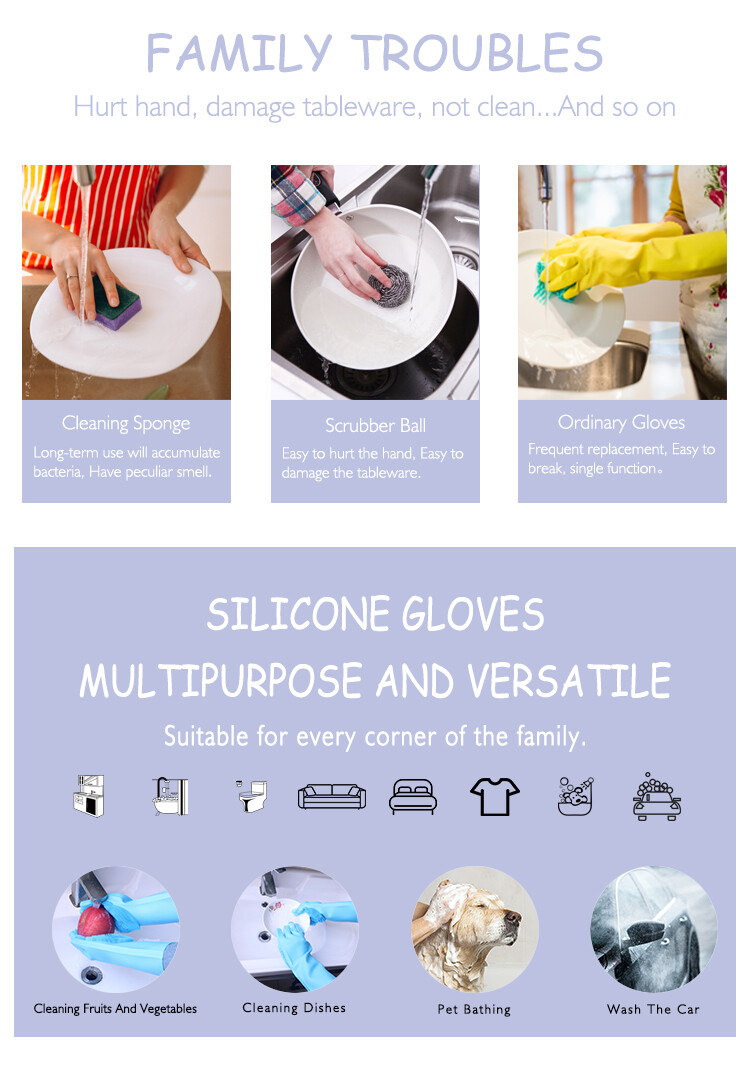 Silicone Gloves – 2 pairs in a pack, Food-Safe Silicone, Heat Resistant