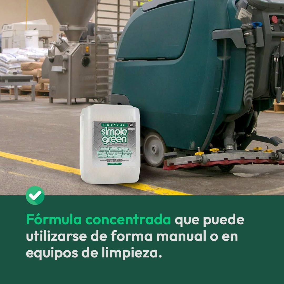 19005 Crystal Industrial Cleaner/Degreaser, 5Gal, Pail