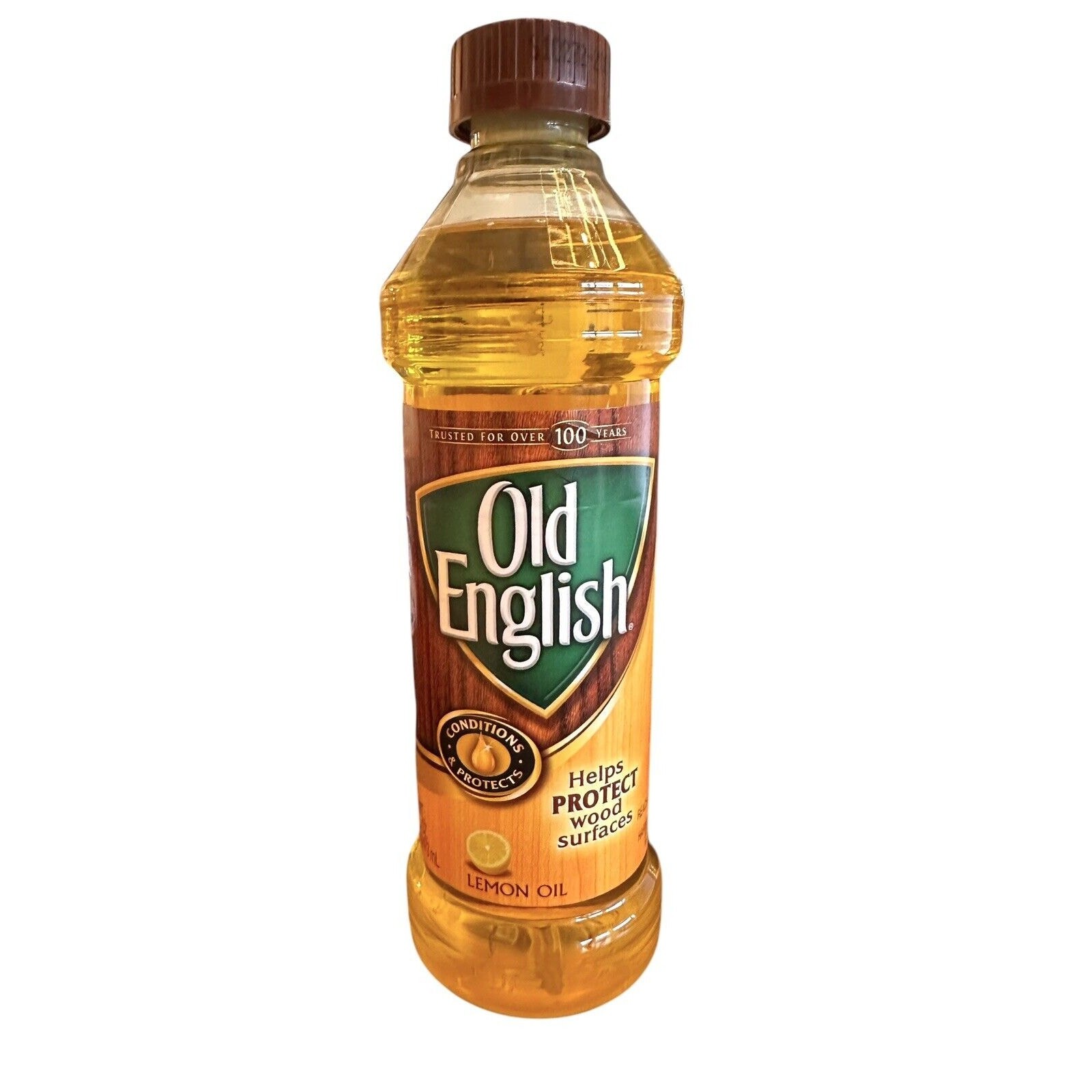 NOS Old English Lemon Oil 16 oz. Conditions Protects Wood Lemon Scent USA 2010