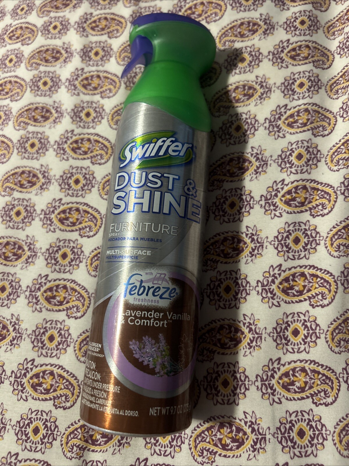 Swiffer Dust & Shine MULTI SURFACE Spray Febreze Lavender Vanilla Comfort New