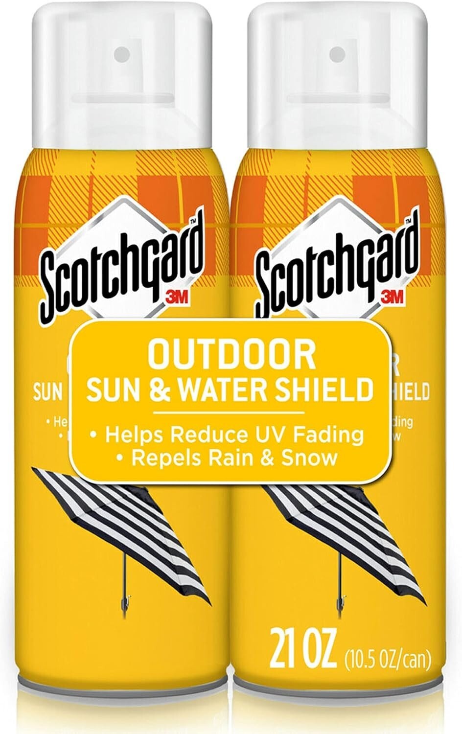 2-Pack Scotchgard Outdoor Sun and Water Shield, Repels Water, 10.5 oz each