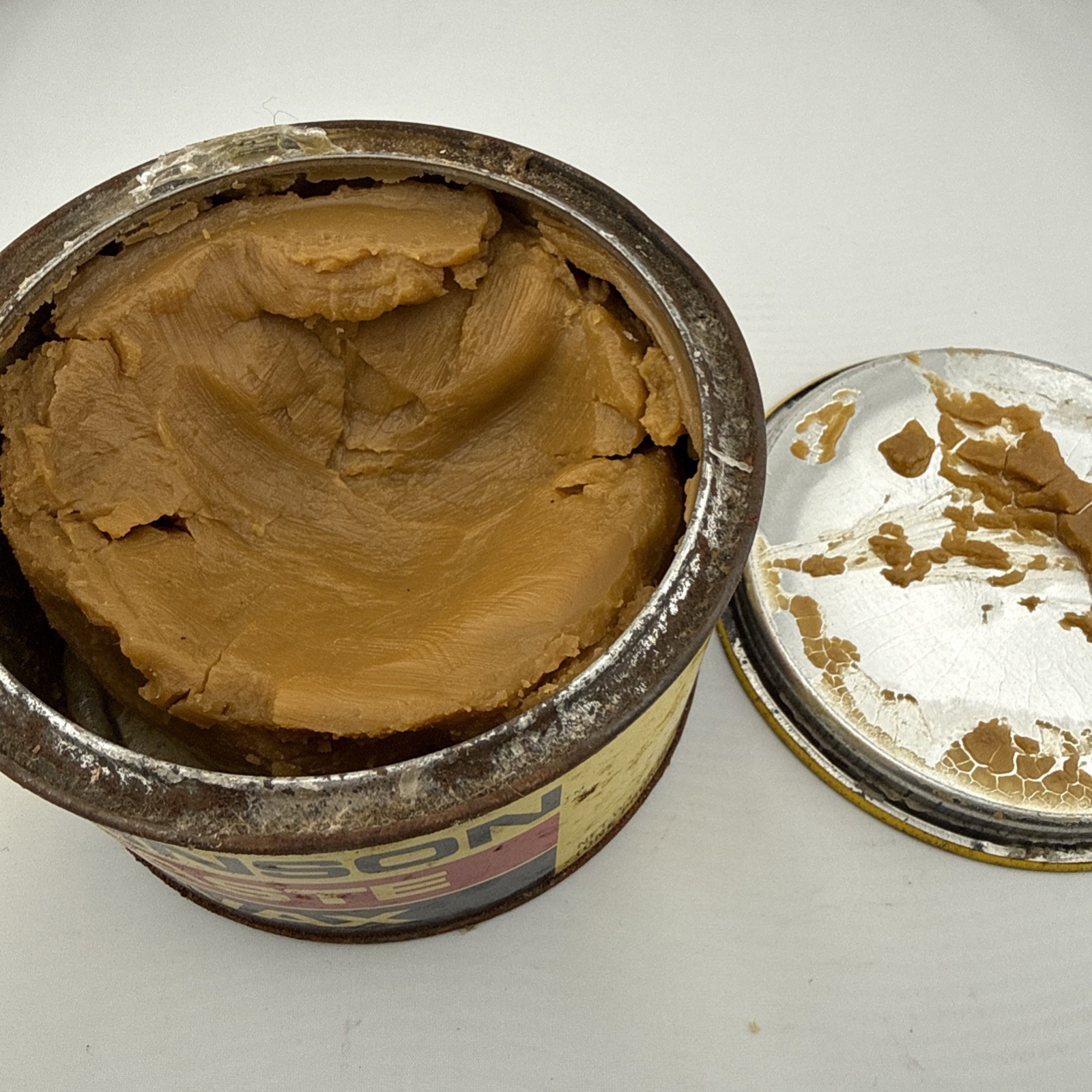 SC Johnson Paste Wax Cans Discontinued USA 40% Full