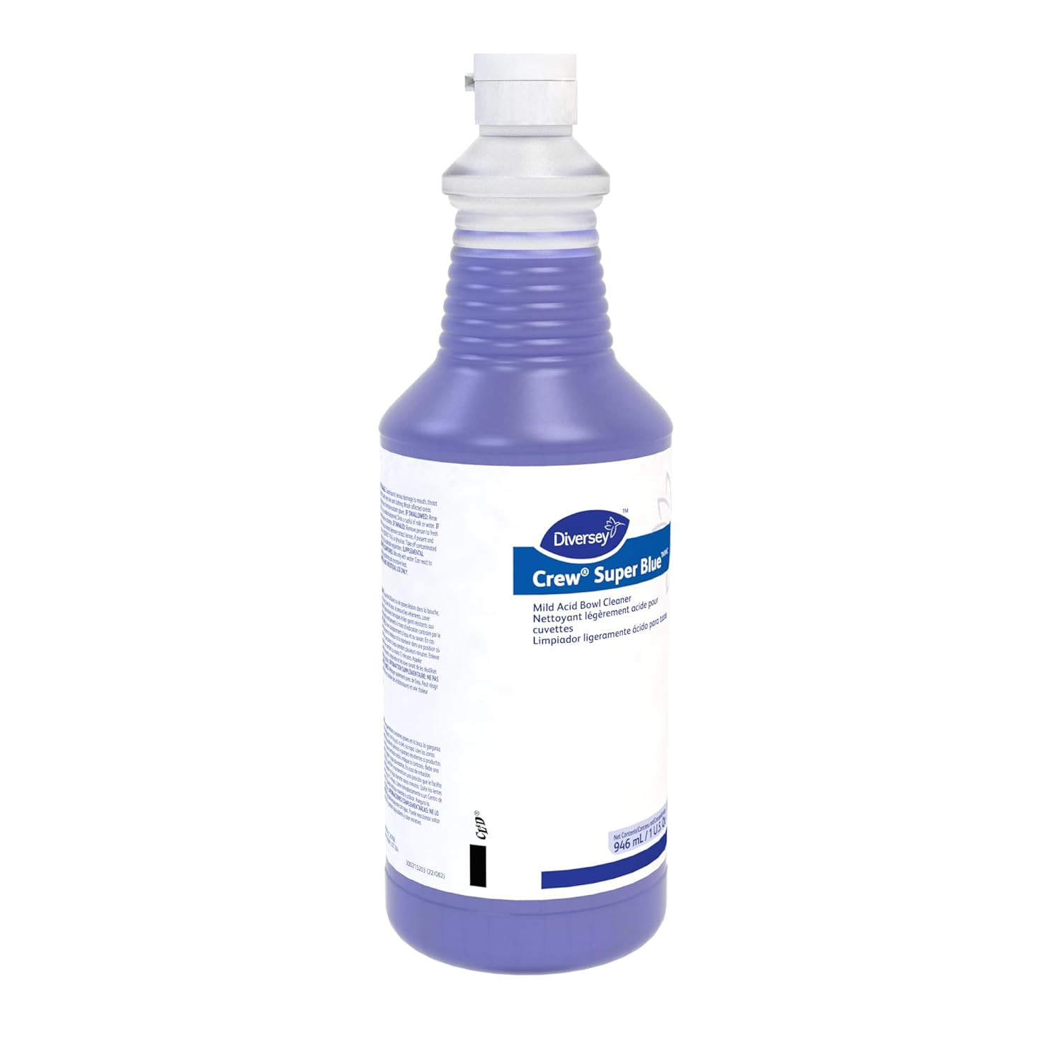 94476081 Super Blue Mild Acid Toilet Bowl Cleaner, Removes Rust, Scale & Stains,