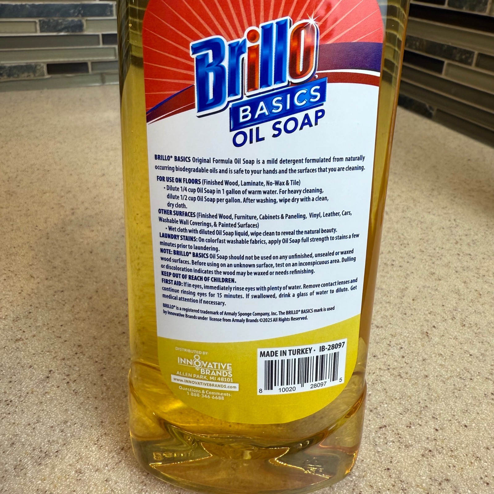 NEW Set Brillo Basics Oil Soap 3X Action Natural Wood Cleaner 16 fl oz NOS Exp.