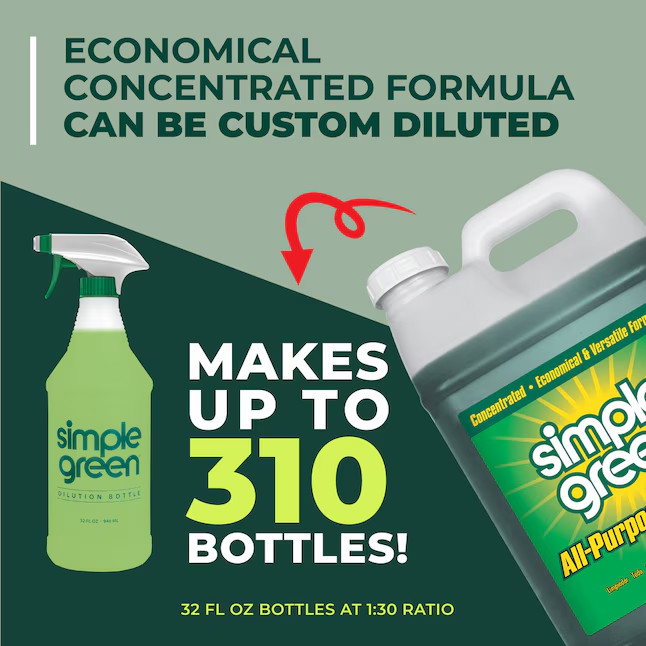 (2 PACK)- Simple Green 2.5 -Gallon Sassafras Liquid All-Purpose Cleaner