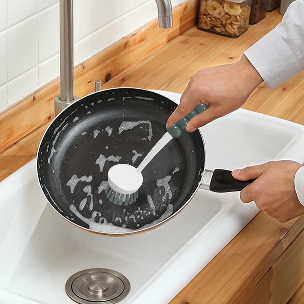 Cleaning Brush, Scrub Brush Set for Kitchen and Bathroom Household Use