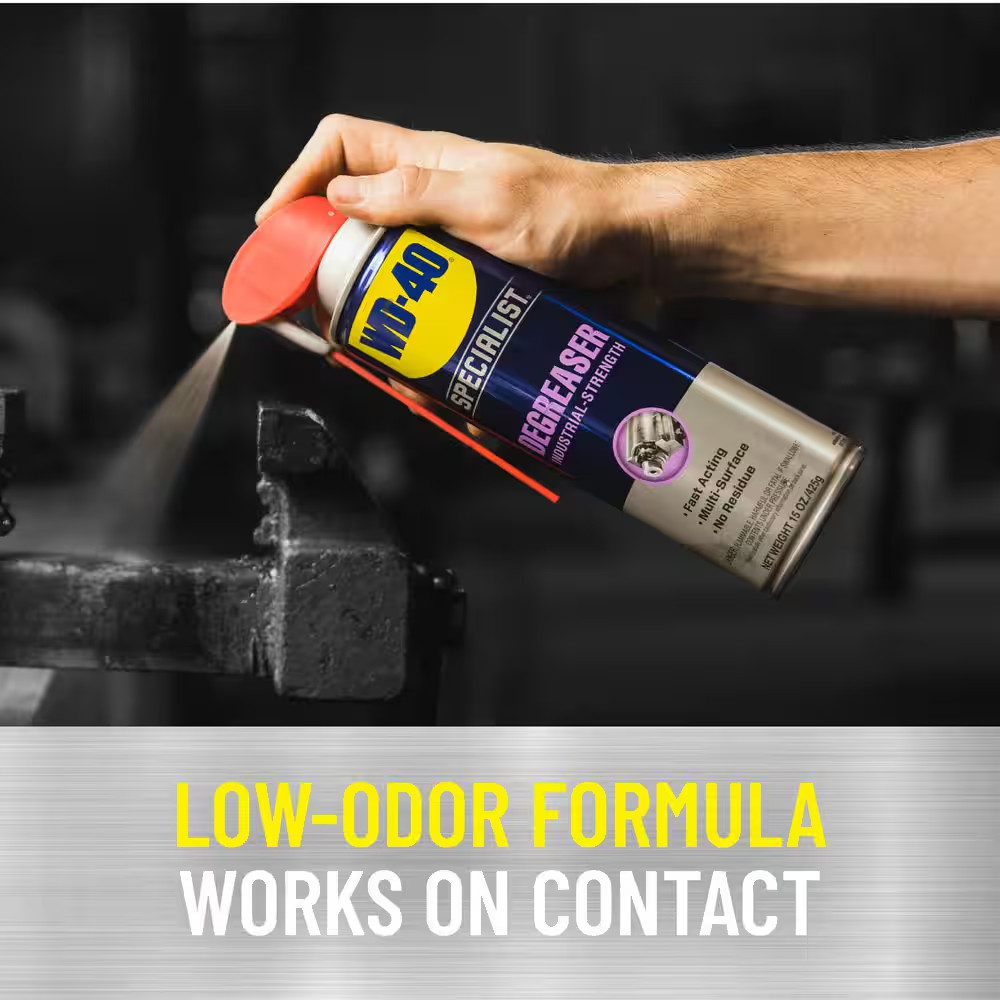 15 Oz. Degreaser, Industrial-Strength Fast Acting Formula with Smart Straw