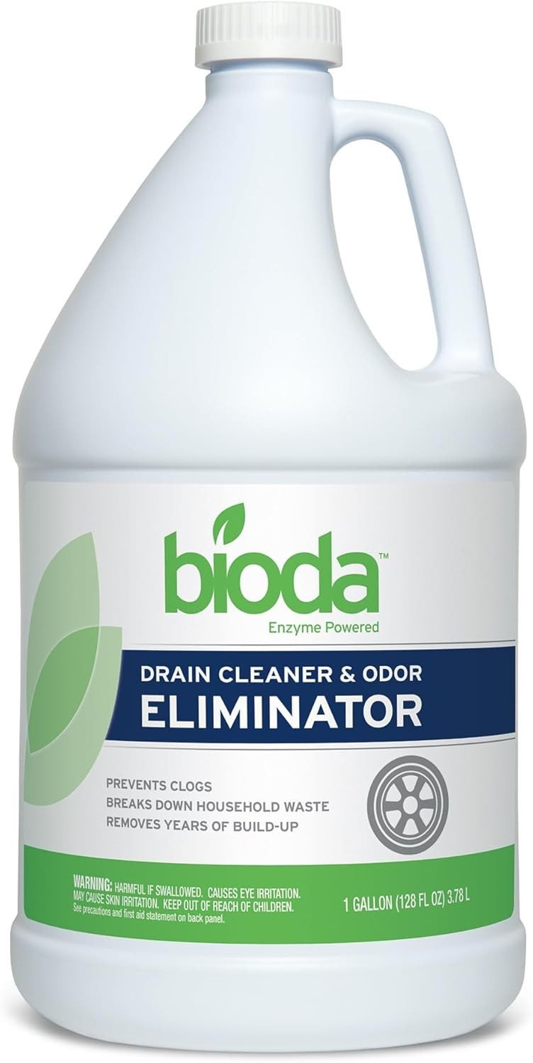 Professional Enzyme-Based Drain Cleaner – 1 Gallon Ocean Breeze, Safe for Septic