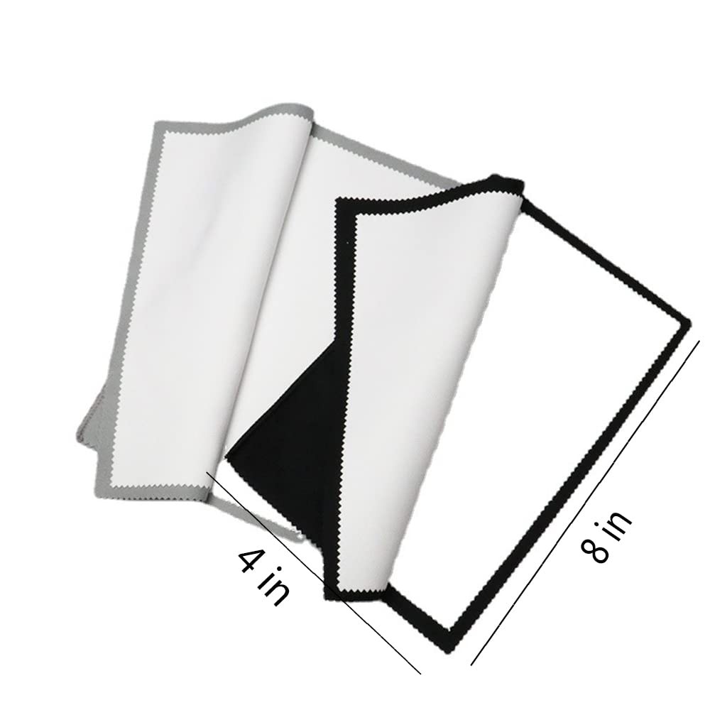 4Pcs Silver Polishing Cloth Large Jewelry Cleaning Cloths,Multi-Layer Double-…