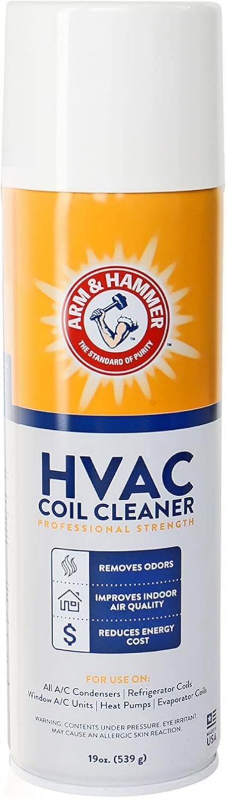 Biodegradable HVAC and Air Conditioner Coil Cleaner Foam Aerosol Spray, 19 fl…
