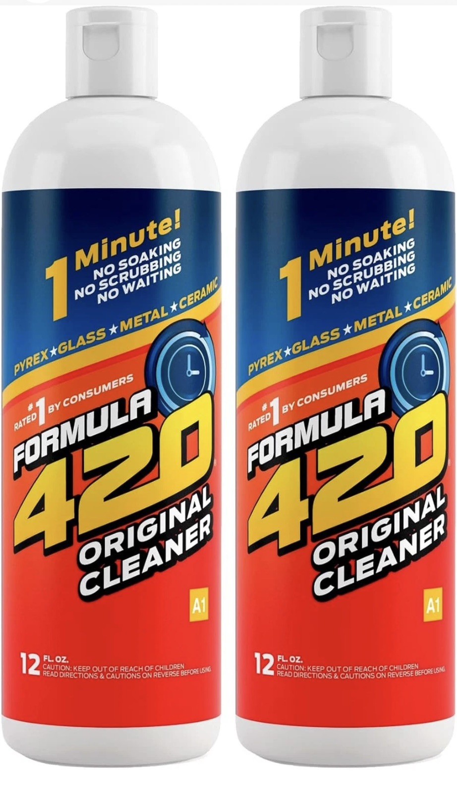 Formula 420 All Purpose Cleaner – 12oz Bottles (6-Pack) for Glass & Metal
