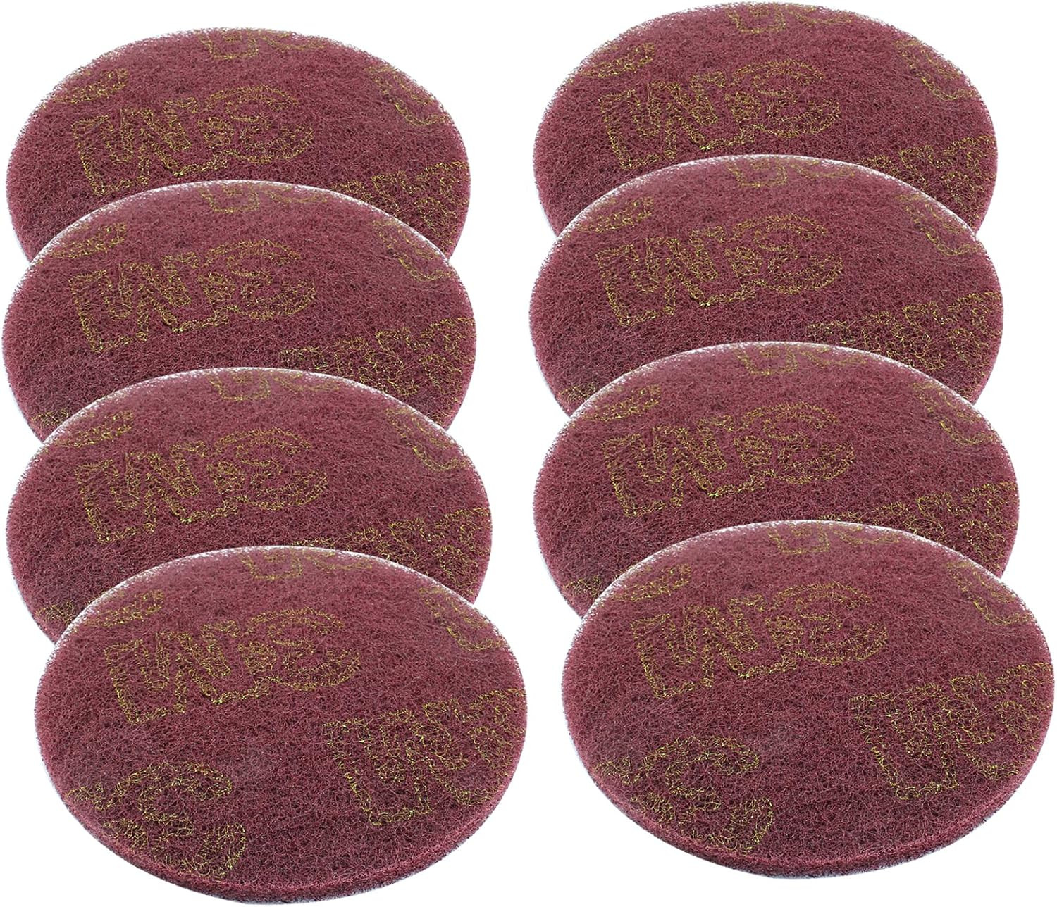 8Pcs Scrub Pads Round Scrubber Scouring Pads Abrasive Scuffing Tool for Home …