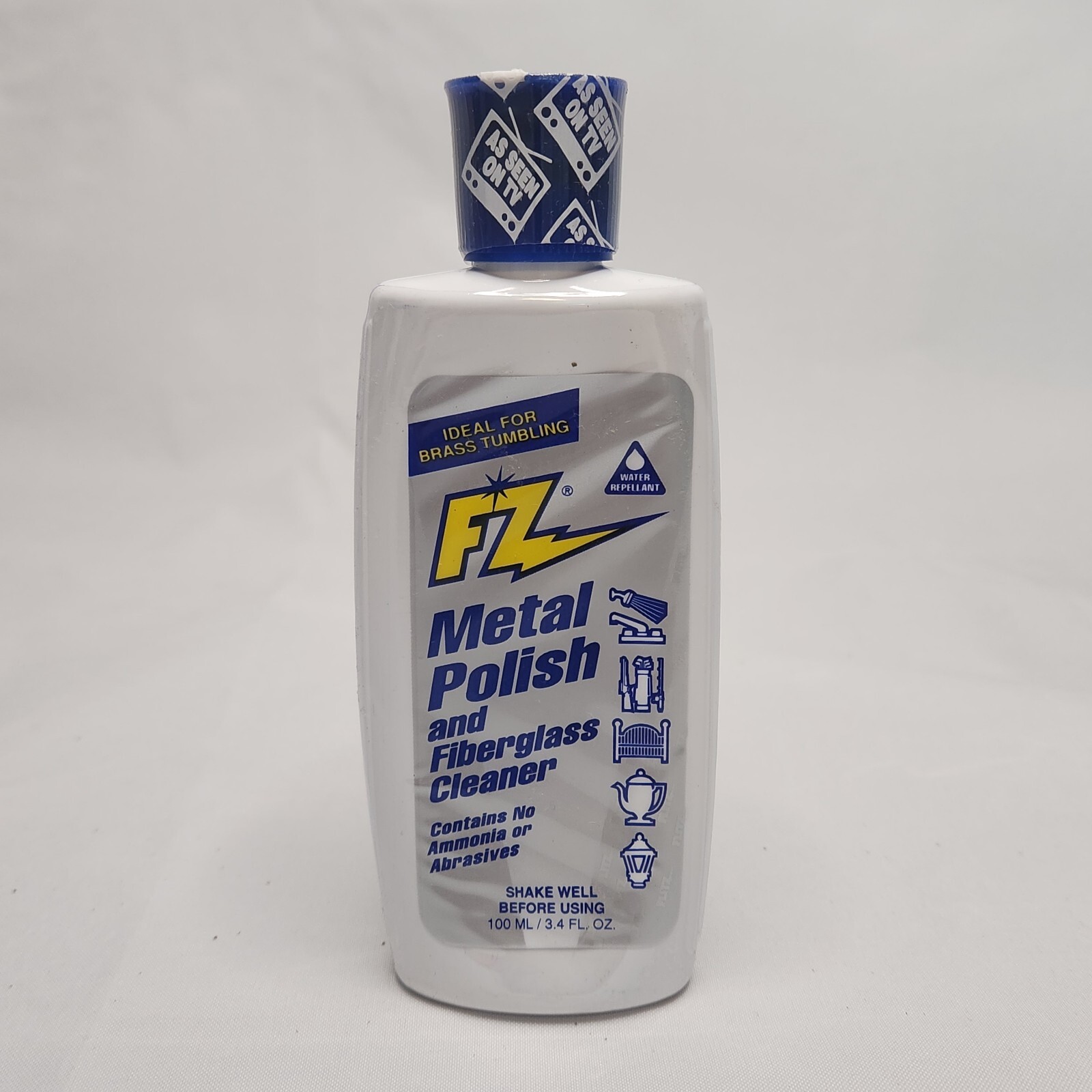 Flitz Multi-Purpose Polish & Cleaner Liquid for Metal Plastic Fiberglass 3.4oz