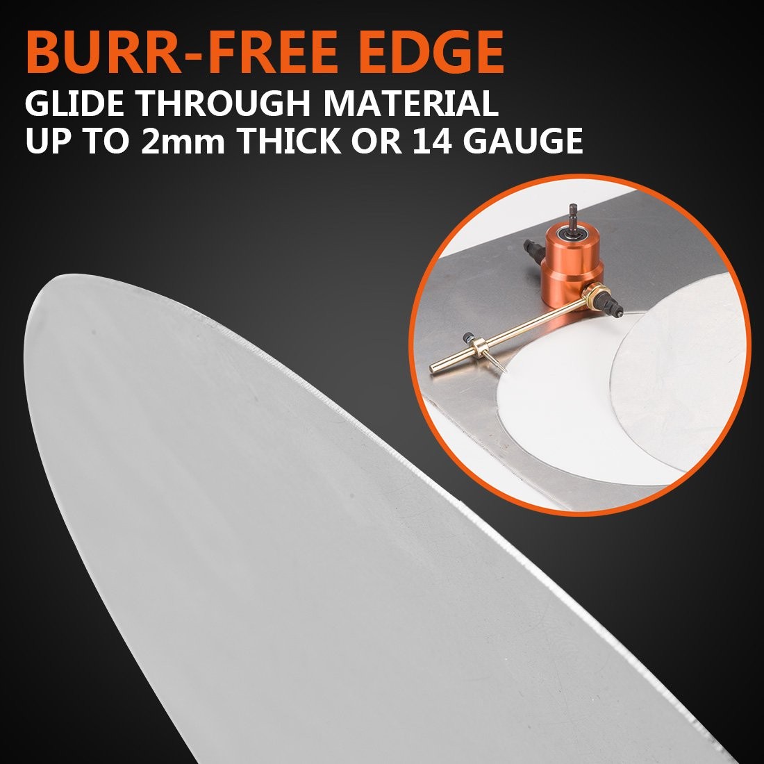 Double Head Sheet Metal Cutter, Versatile Nibbler Drill Attachment for Straight