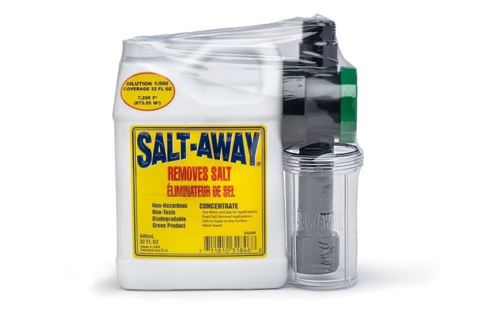 Salt Away SA32M Concentrate Kit with Mixing Unit Salt Removing Cleanser 32 Fl.