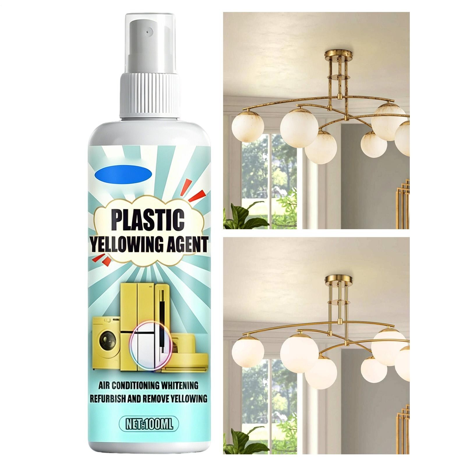 1PC Plastic Yellowing Remover Anti Oxidation Cleaning Agent 100ml