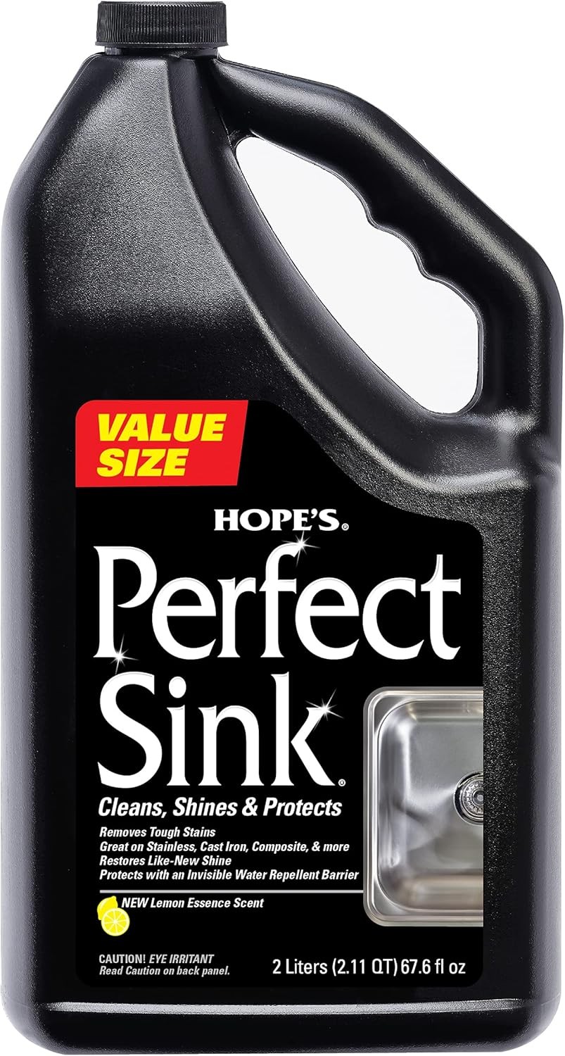 Perfect Sink Cleaner & Polish Restorative Removes Stains Cast Iron Corian
