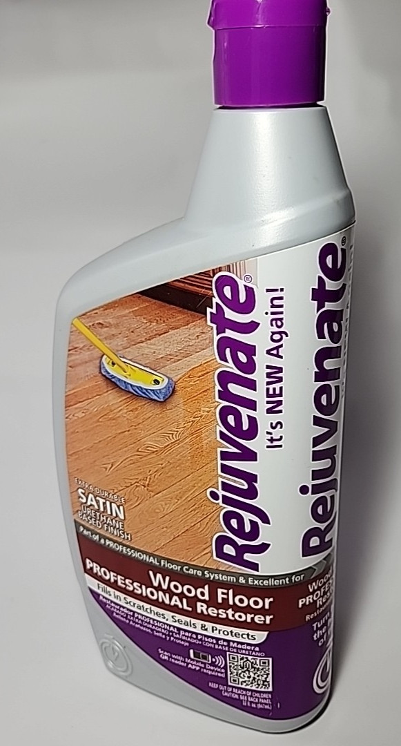 Rejuvenate Professional Wood Floor Restorer 32oz Satin Finish Polishing Formula