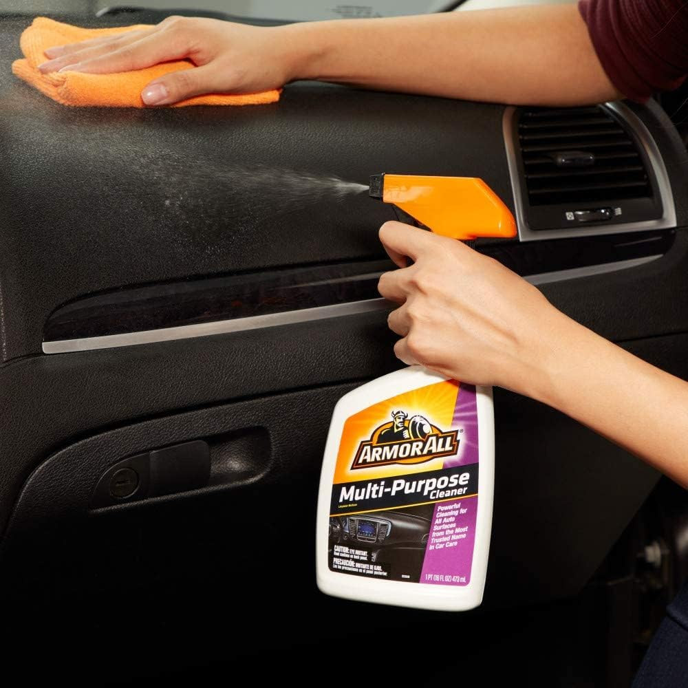 Multi Purpose Cleaner, Car Cleaner Spray for All Auto Surfaces, 16 Oz Pack of 2