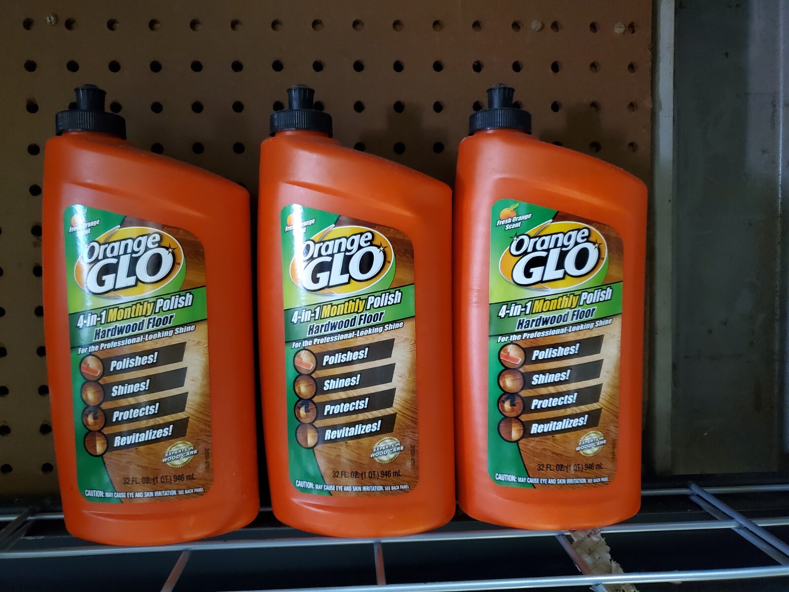 *3PACK* Orange Glo 4-in-1 Monthly Hardwood Floor Polish Fresh Orange