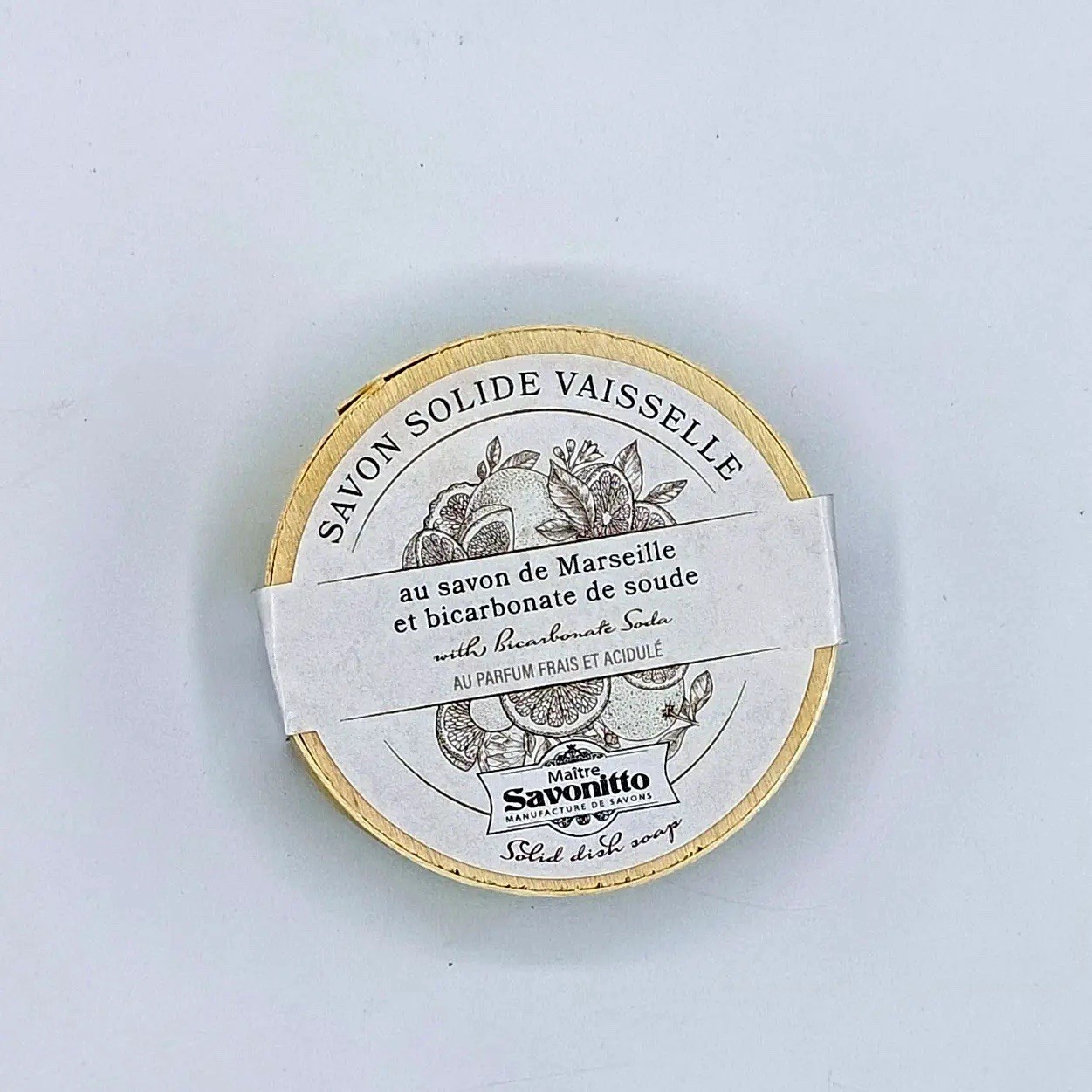 Solid Marseille Dishwashing Soap Made in France Eco Friendly Kitchen