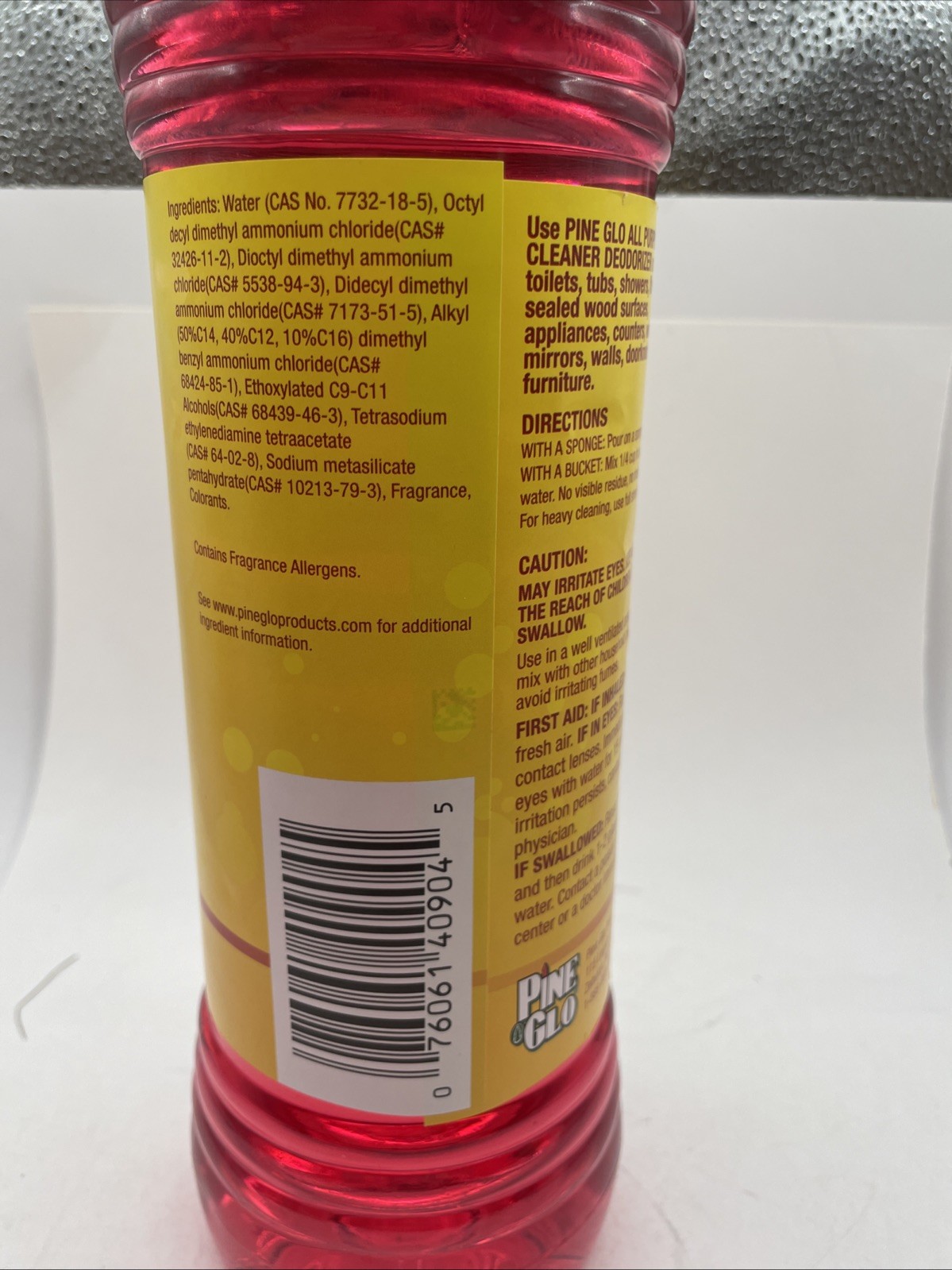 Pine Glo All-Purpose Liquid Cleaner Deodorizer Twisty Apple Berry Scent