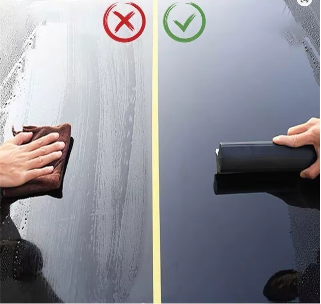 12″ Silicone T-Bar Car Squeegee Water Blade Quick Dry Wiper Glass Window Quick D