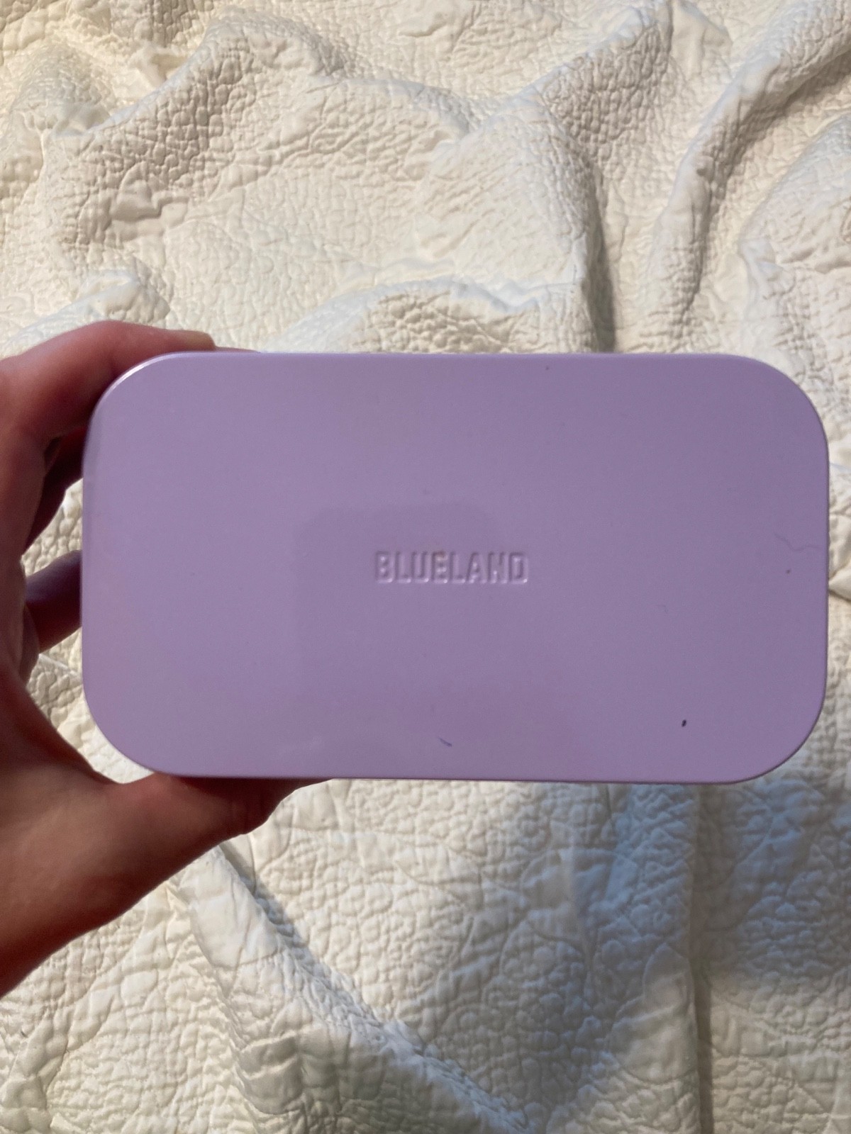 Blueland Toliet Cleaner Holder Metal Purple