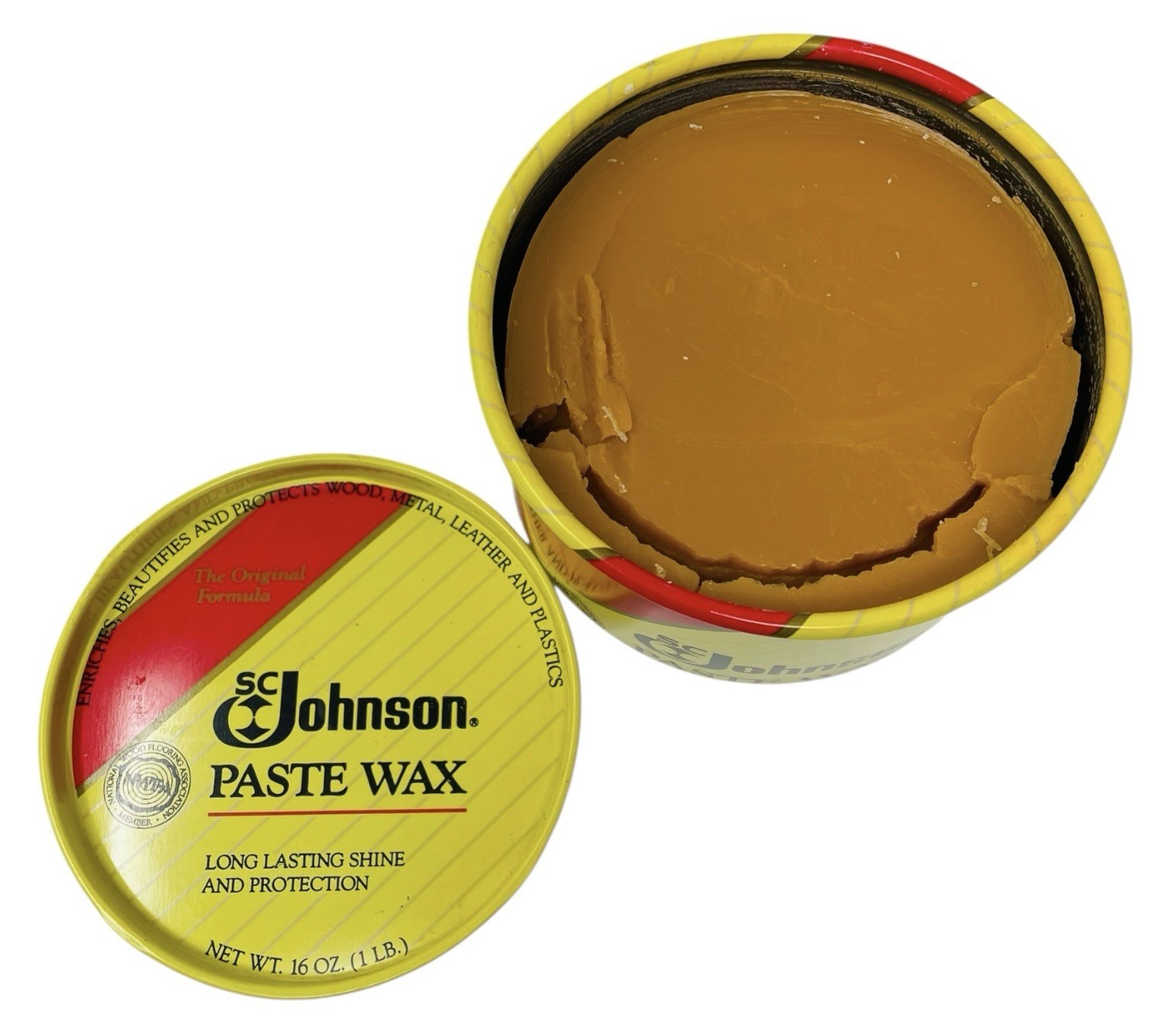 SC Johnson Paste Wax The Original Formula 16 oz Discontinued Full New