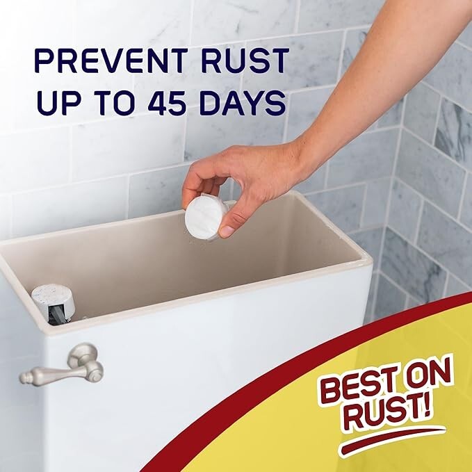 Iron OUT Automatic Toilet Bowl Cleaner, Toilet Cleaner, Pack of 1, 6 Tablets,