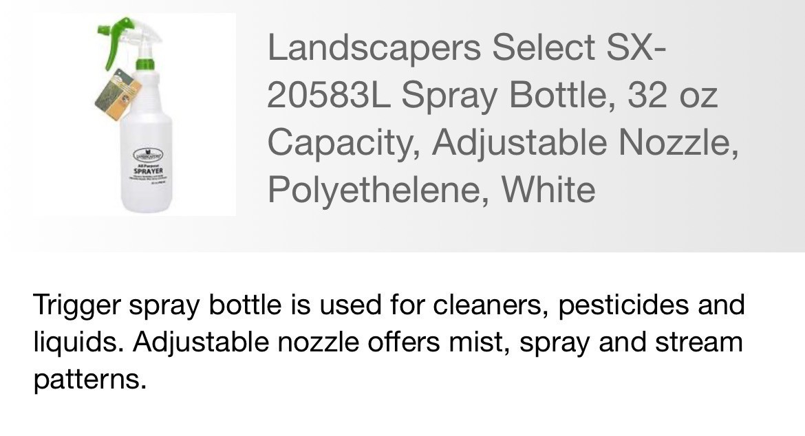 Lanscapers Select spray bottle 32oz