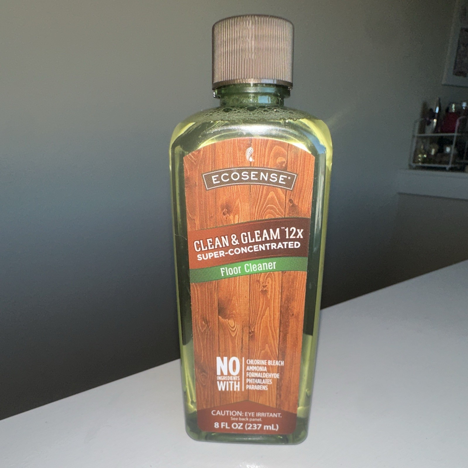 EcoSense Clean & Gleam 12X Concentrated Floor Cleaner 8 fl oz Biodegradable